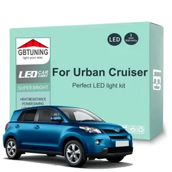 8Pcs Cars Accessories For Toyota Urban Cruiser 2007 2008 2009 2010 2011 2012 2013 2014 2015 Canbus Interior Light Bulb Tools