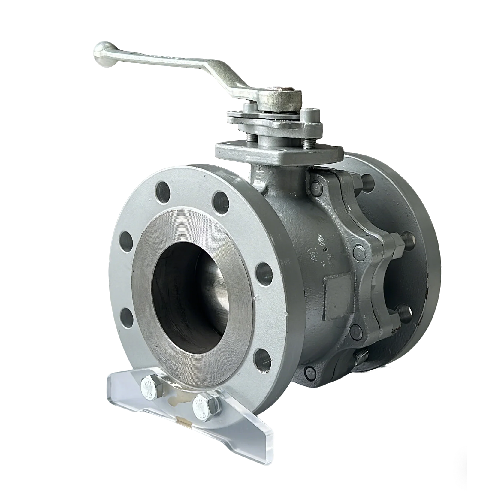 

Direct Mounting Pad Full Port Flanged End Gas OEM Manual Stainless Steel 304/316 Ball Valve CF8M CF8 ASME B16.34 DN100 ISO 5211