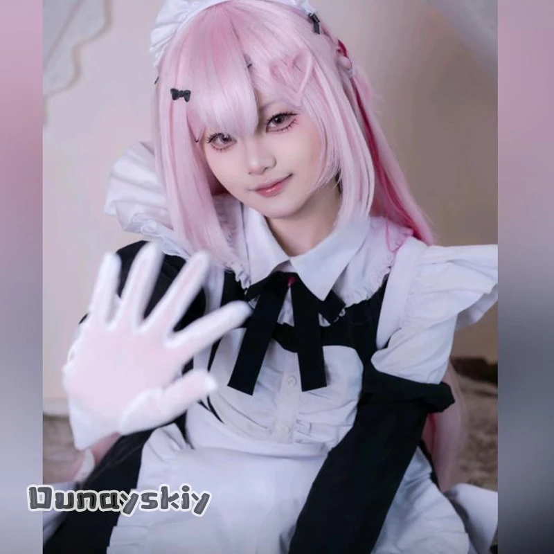 aBAzOS*Anime Playing Death Game To Put Food on The Table Sorimachi Yuki Cosplay Costume Lolita Maid Outfit Suit for Man Woman