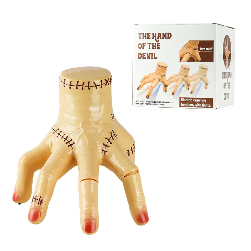 

Halloween Adams Crawled Away Severed Hand Funny Light Music Simulation Human Hand Tricky Toy