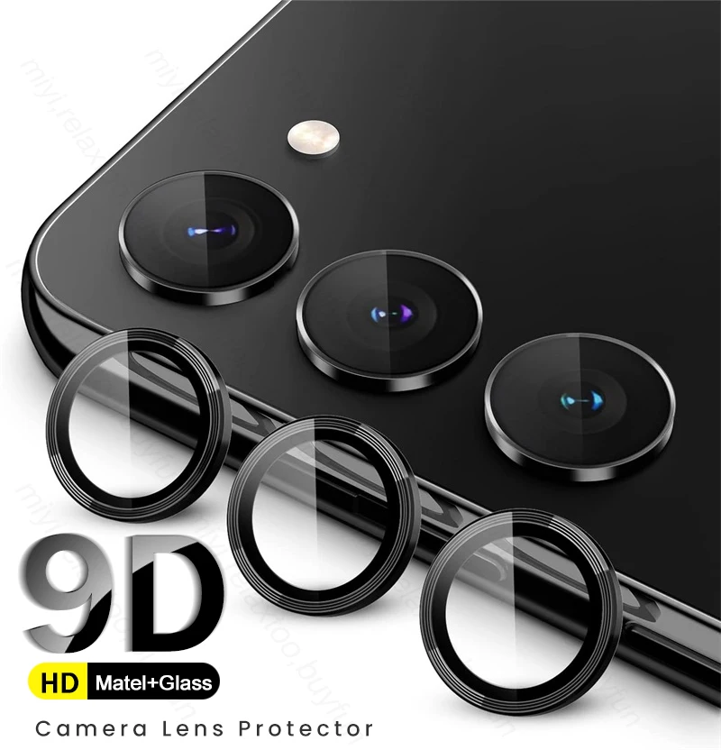 Rear Lens Ring With 9D Tempered Glass Camera Protector Cap For SamsungA55 Samsung Galaxy A55 5G A 55 2024 55A SM-A556B/DSN 6.6