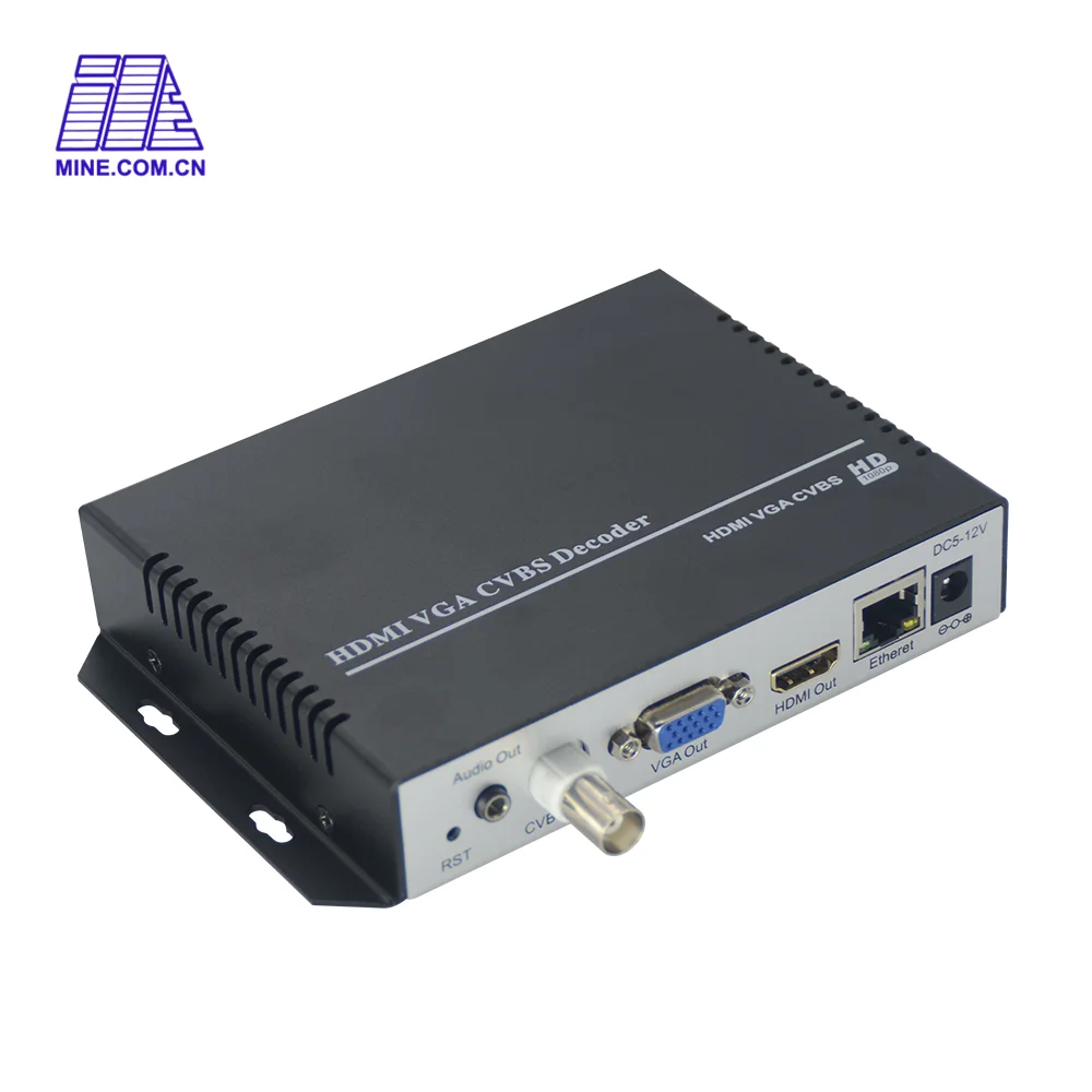4K H.265   CVBS Video Decoder SRT RTMP UDP HLS Stream Receiver