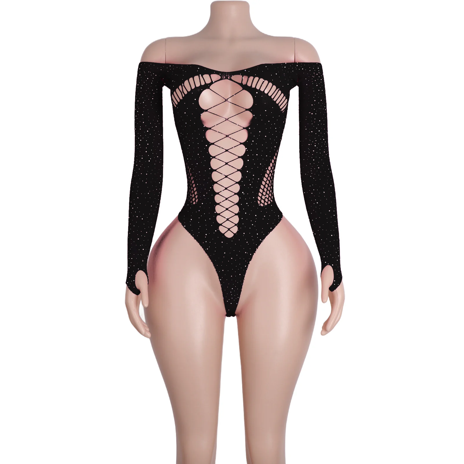 شبكة صيد السمك ارتداءها ملابس الرقص الغريبة بالجملة مثير كلوبوير متجرد العروض شبكة الملابس الداخلية العصرية ملهى ليلي ملابس الملابس الداخلية