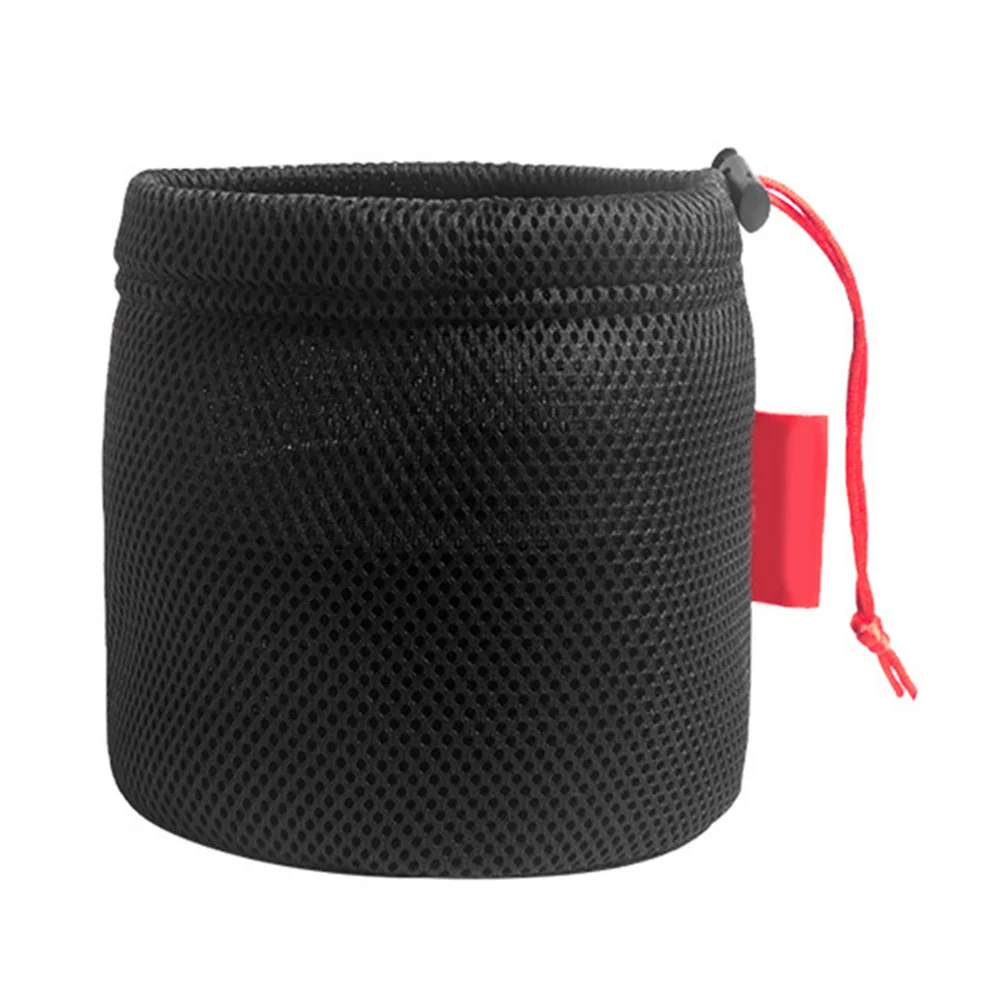 Hot Sales Outdoor Mesh Bag Anti-collision Bag Mesh Pot Black Storage Bag Camping Supplie Mesh Pouch Replace  Supplies