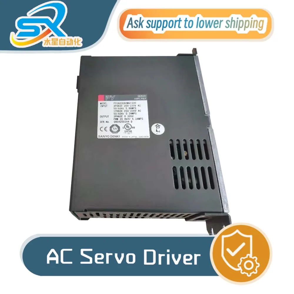 

Sanyo PY2A030A0MG1S00 Servo Driver Good Condition Industrial Equipment