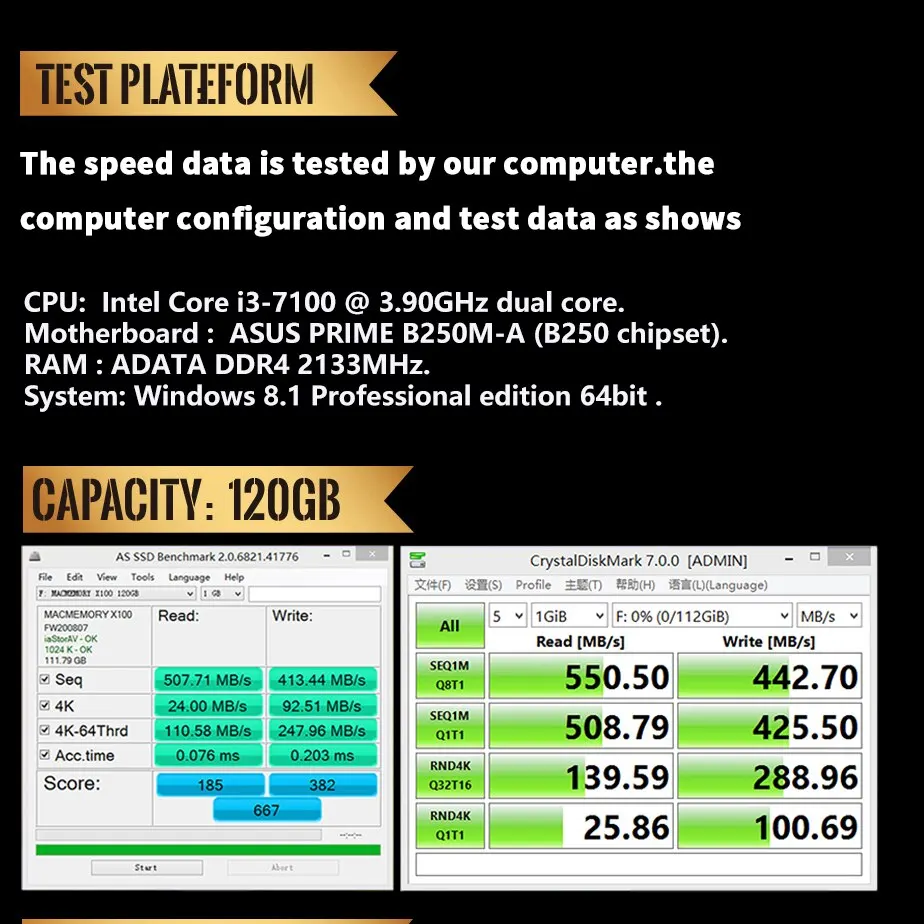 Внутренний твердотельный накопитель MACMEMORY SSD X100 2 ТБ 1 ТБ 512 ГБ 120 ГБ 240 ГБ 2,5 дюйма SSD SATA III HDD жесткий диск для ноутбука и настольного компьютера