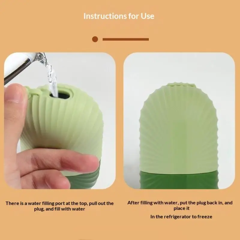 1 Stück Geschenk für Frauen: Wiederverwendbare Silikon-Eisform mit Muschelmuster für Gesichtspflege, Schönheits-Eisroller, Hautpflege-Tools – Detail 9