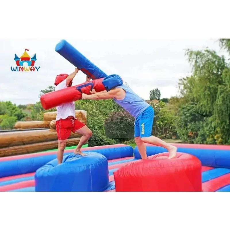Newly Upgraded Customized Gladiator Joust Interactive Inflatable Game Inflatable Gladiator For Children And Adults