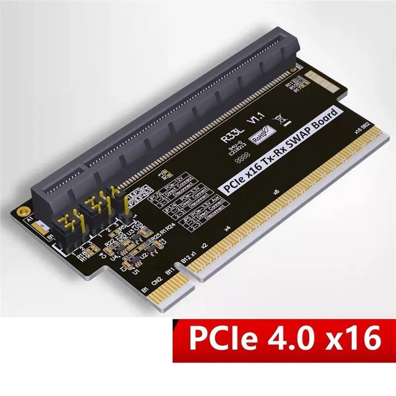 Pcie 4.0 X16 Tx-Rx Switch Card Swap Board For