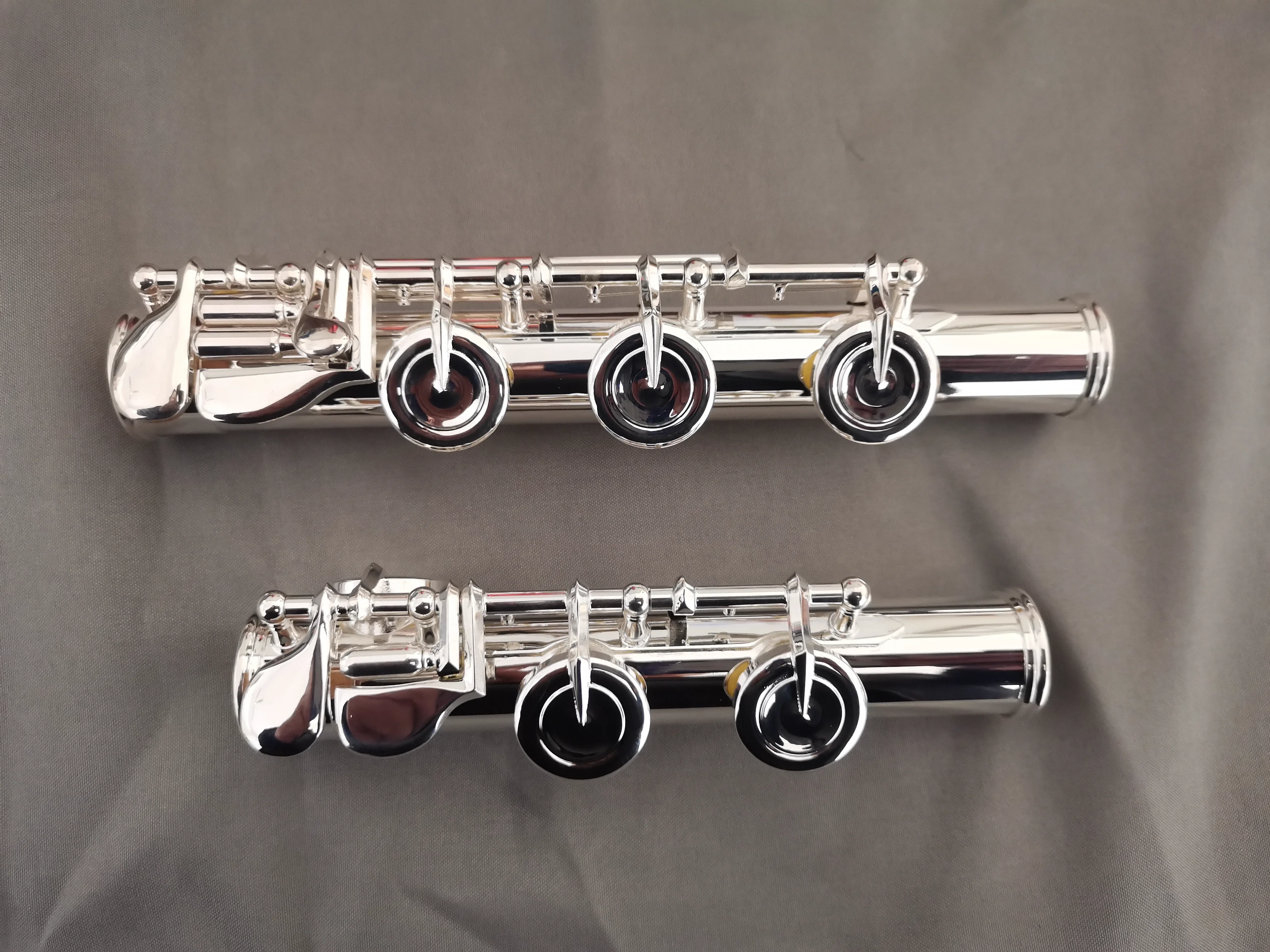 Flute accessories 17 holes 16 holes French flute tail section all copper silver plated C tail B tail lower section