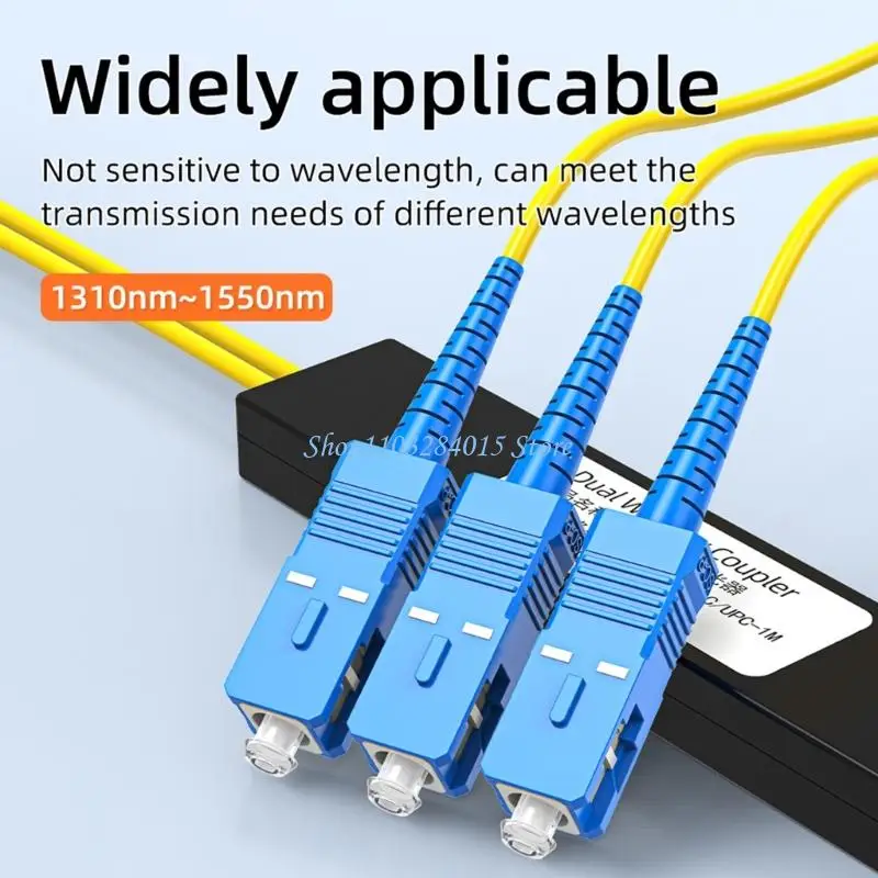 R6FF 1x2 Fiber Opticals Splitter ABS Housing For Home And Office Networks Installation With Multiple Port Single Mode G657A1