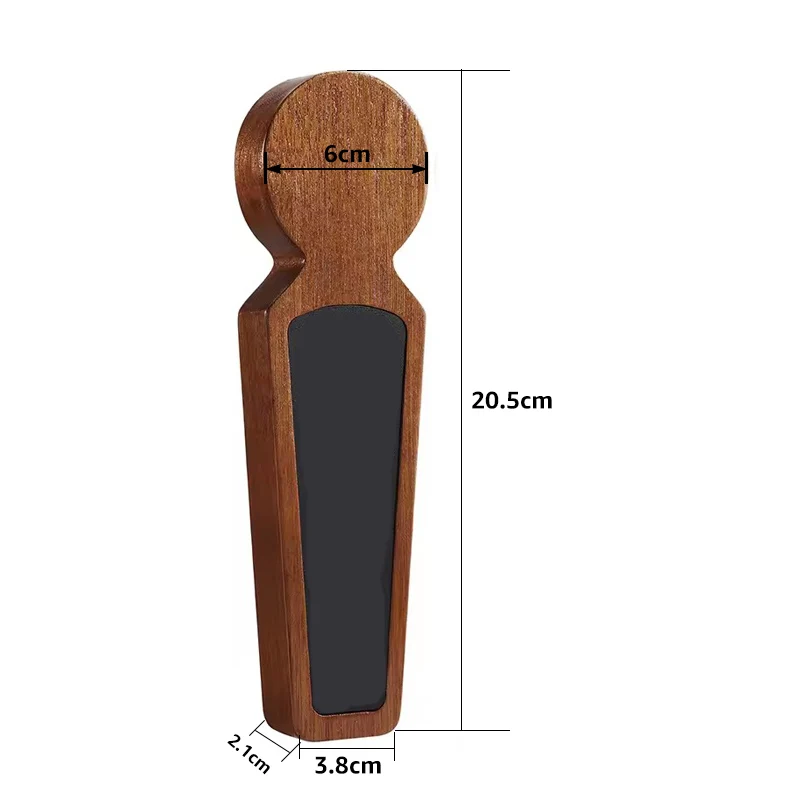 Wooden Beer Tap Handle with Small Black Chalkboard, DIY Homebrew Kegerator Beer Keg Tower Dispenser Handle,Writable,Best For Bar
