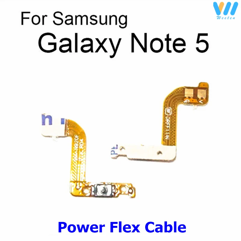 Power Volume Buttons For Samsung Galaxy Note 2 3 4 5 7 8 9 ON OFF Power Volume Control Switch Flex Cable Ribbon With Vibration