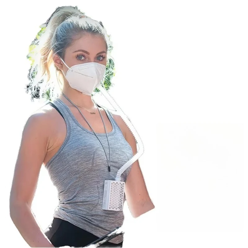 Reusable Wearable Portable Air Purifier With HEPA Filter Dust Smoke Filtration Personal Mini Air Cleaner For Outdoor Daily Use