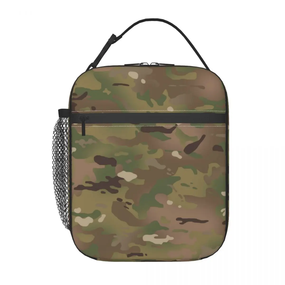 Camouflage Pattern Insulated Lunch Bags for Work School Tactical Camo Leakproof Cooler Thermal Lunch Box Women Kids