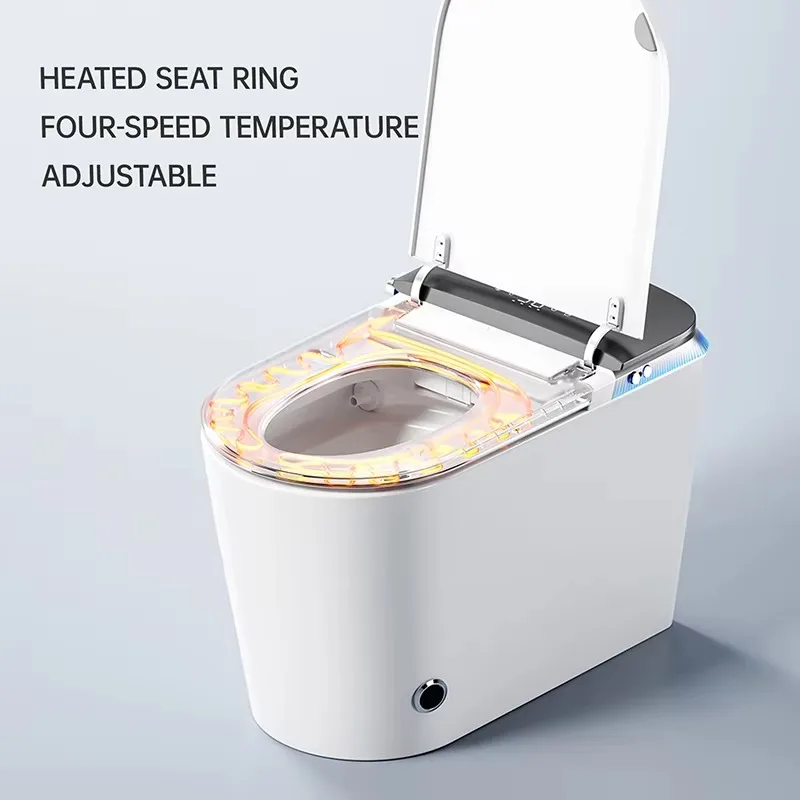 YM9 Smart Bathroom Intelligent Toilet Seat Ceramic Design Smart Toilet Automatic Bowl WC view 6