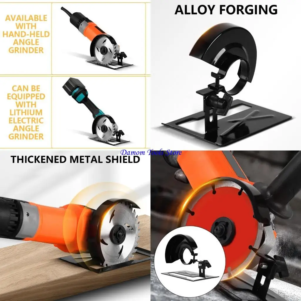 

57BE Прочность Стальные угловые шлифовальные кронштейны Защитная высота и углы Регулируемая подставка для угловой шлифовальной