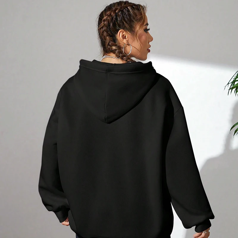 Whimsical Cat Print Sweatshirts Cat Women Kawaii Kangaroo Pocket Hoodies Girl Casual Pullovers Female Animal Hooded 90s Clothing