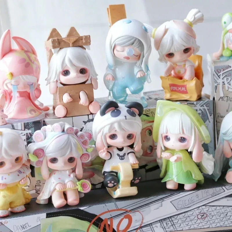 

Rabeea I'm Not A Weird Kid Series Blind Box Action Figures Toys Collect Model Desktop Toy Surprise Gift Cute Girls Surprise Box