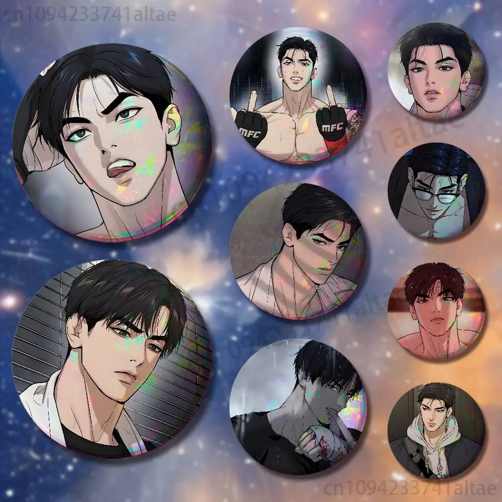 

J-Joo J-Jaekyung Comics Badges 25mm 32mm 44mm 58mm 75mm Round Cosplay Pin Bag Decor Fans Collect Friends Gifts Souvenir