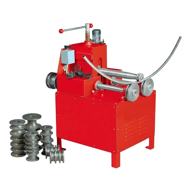 Electric copper pipe bending machine round square pipe three-roll bending machine
