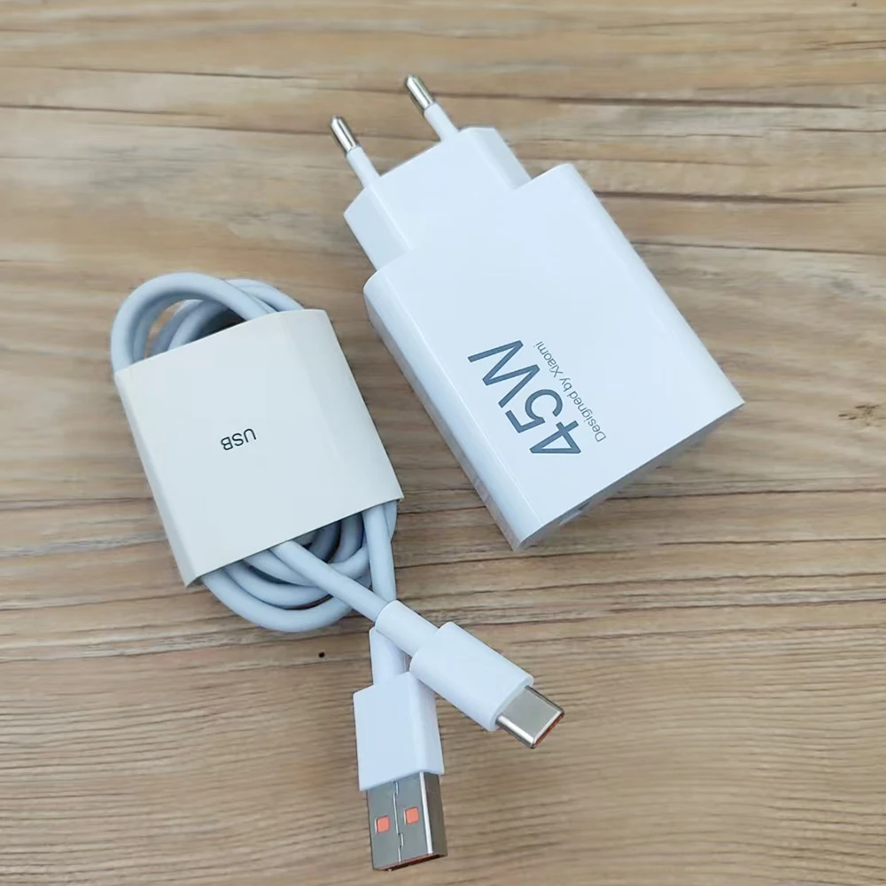 Original Xiaomi 45W Turbo Fast Charger Redmi Note 14 5G EU Fast Charge Adapter 6A USB Cable For Mi 12T 11T Poco M7 Pro X4 Pad 7 - náhled 6