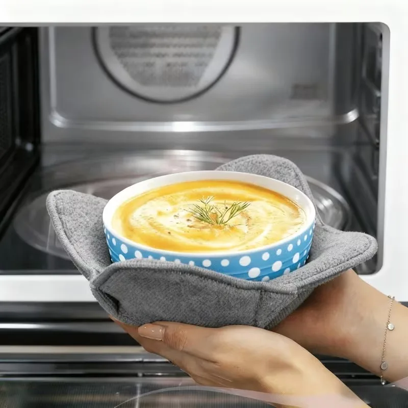 

1/4PCS Hot Selling Heat Resistant Bowl Holder Microwave Heating Insulation Stand Anti Scald Safe Bowl Pad Kitchen Accessories