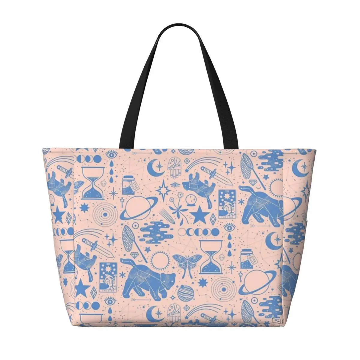 Raccogliere le stelle borsa da viaggio da spiaggia, Tote Bag Shopping alla moda regalo di compleanno quotidiano modello Multi-stile