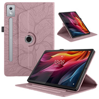 For Lenovo Xiaoxin Pad Pro 12.7 Inch 2025 2023 Case 360 Rotating Stand PU Leather Cover for Lenovo P12 TB-370FU TB-375FU Case