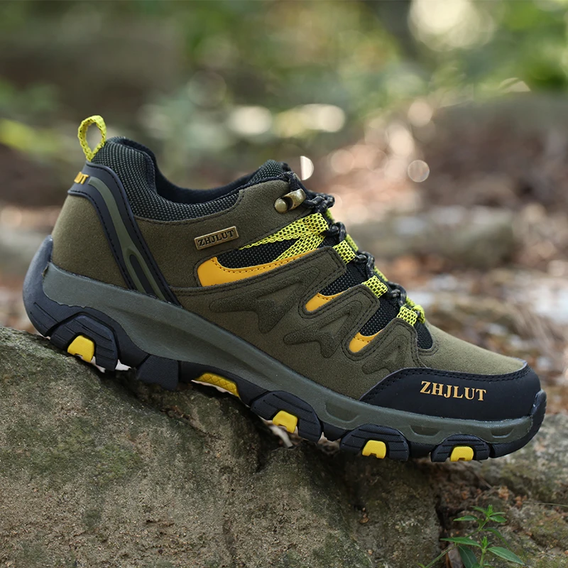 High Quality Men's Hiking Shoes Durable Non-slip Outdoor Climbing Trekking Sneakers Women's Mountain Sports Shoes Travel Shoes