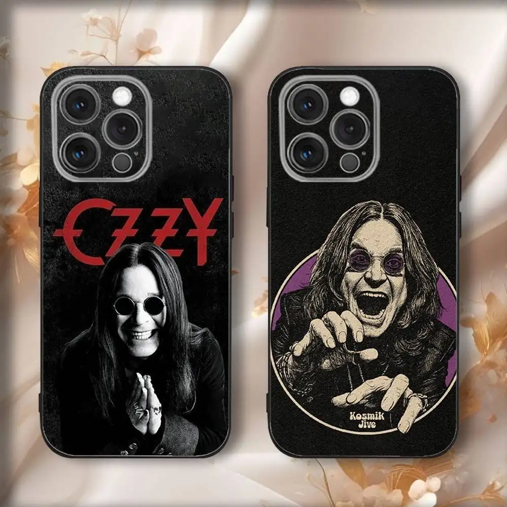 

Singer O-Ozzys Osbournes Phone Case For iPhone16,15,14,13,12,11,Pro,Max,Plus,X,XS,SE4,E,Mini,Soft Black Case
