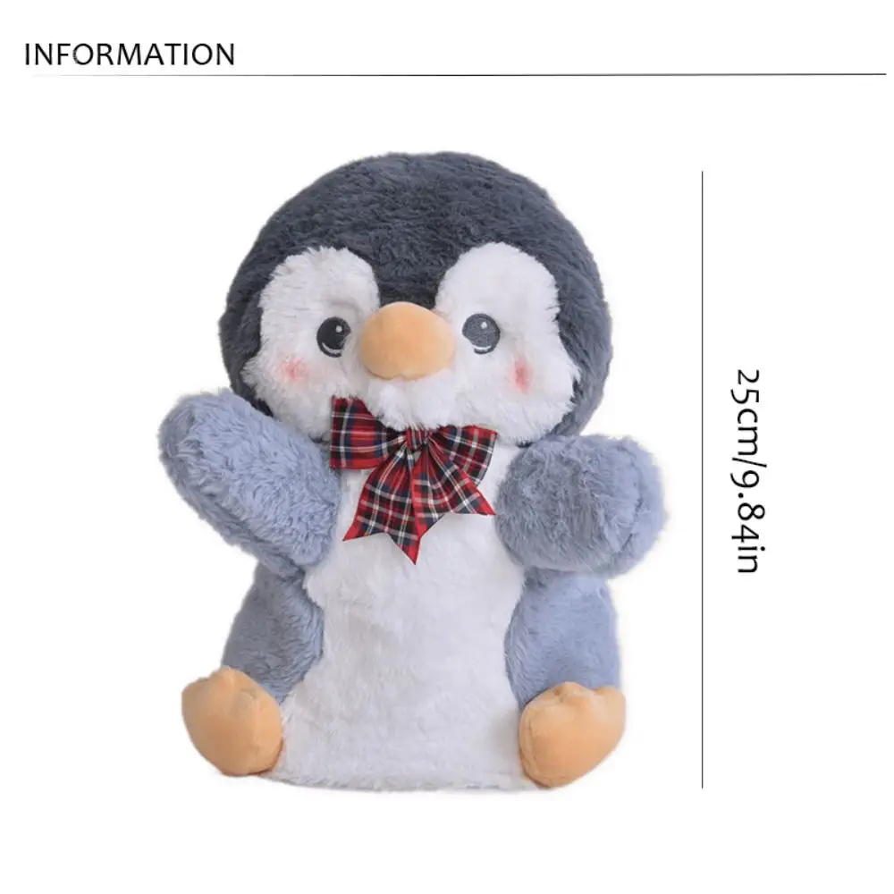 Fun Plush Stuffed Animal Hand Puppet Plushie Kawaii Penguin Puppet Toy Cute Panda Red Panda Hand Puppet Kids