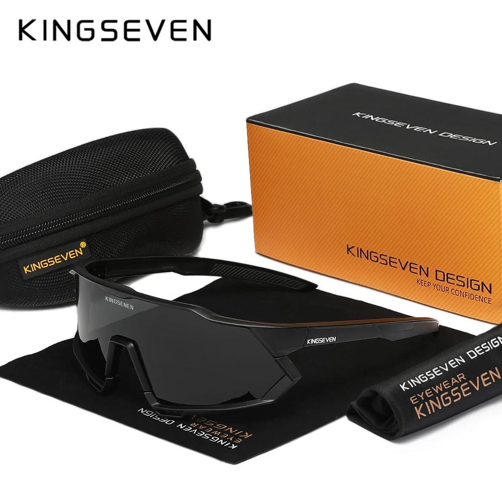 

KINGSEVEN новые велосипедные очки для мужчин UV400 поляризационные очки для спорта на открытом воздухе MTB очки велосипедные женские солнцезащитные очки для верховой езды и пешего туризма