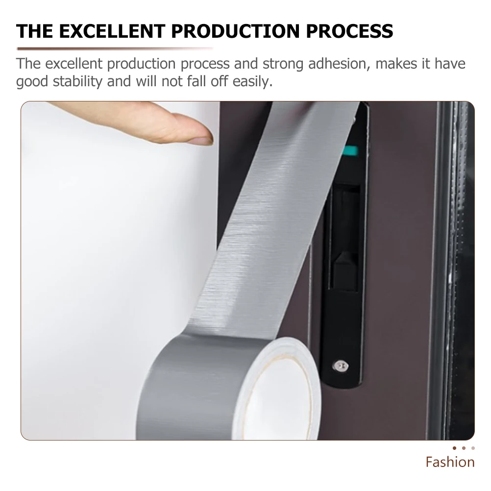 

2 Rolls Windproof Tape Air Conditioning Sealing Door Gap Strip Window Duct Heavy Duty Waterproof Ac Cloth Weather Glue
