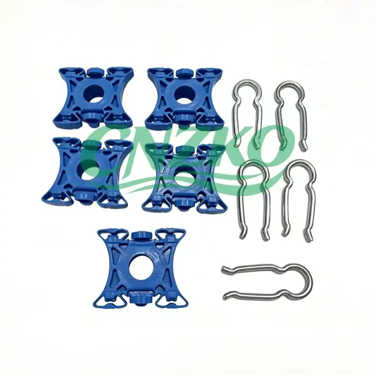 1346119 Window Regulator Slider Blue Plastic 5‑Pcs Set For Scania Heavy‑Duty Truck Replacement Parts