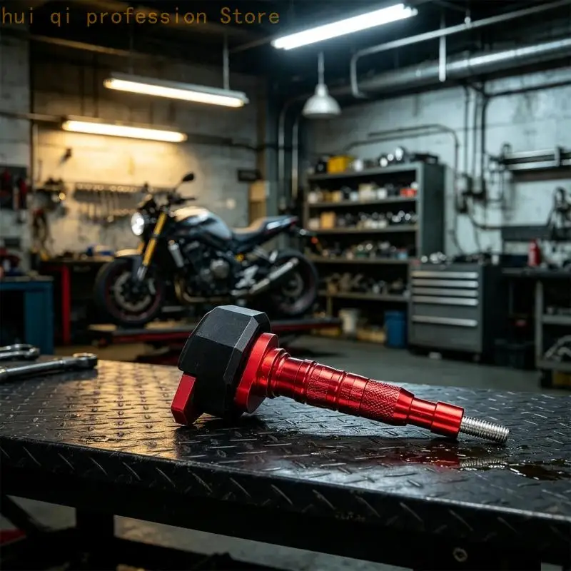 Motorradrahmen-Sturzschutzteil mit angeschraubter Gewindestruktur und bearbeitetem Metall-Look für 302 600 300 Garage Styling – Detail 5