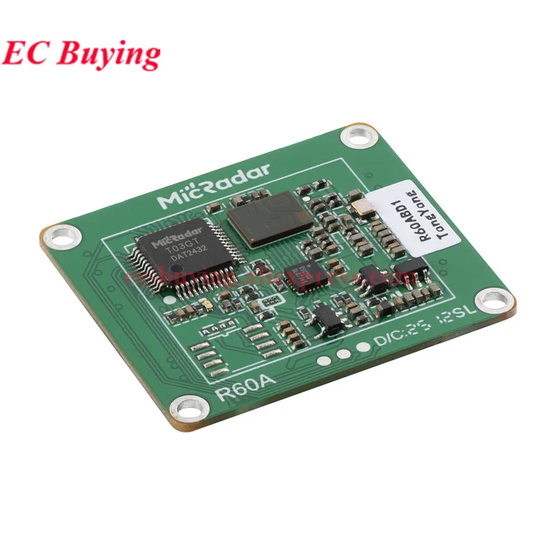 R60ABD1 60G Millimeter Wave Radar Sensor Respiratory Sleep Monitoring Breathing and Heartbeat Wave Biosensing Radar Module