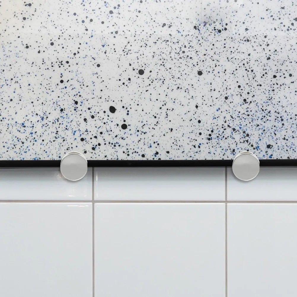 

10 шт. Зажимы-держатели для зеркал, сверхпрочные, из цинкового сплава, для настенного крепления безрамных зеркал, кронштейны-фиксаторы для стекла