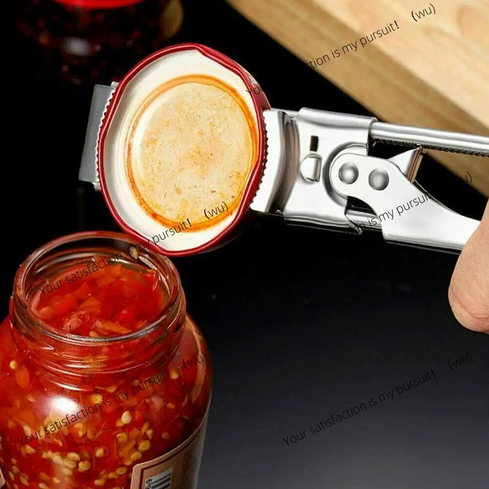 Adjustable multifunctional bottle opener kitchen tools stainless steel labor-saving screws
