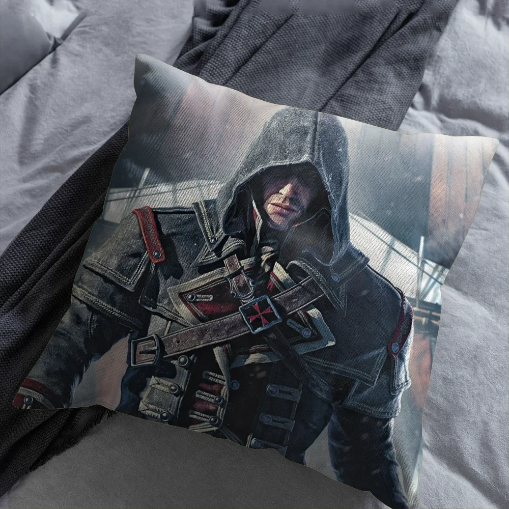 Game A-Assassins C-CreedS Pillow Case Pillow Case Soft Cushion Cases for Farmhouse Sofa Decor Home Decorations and Protector