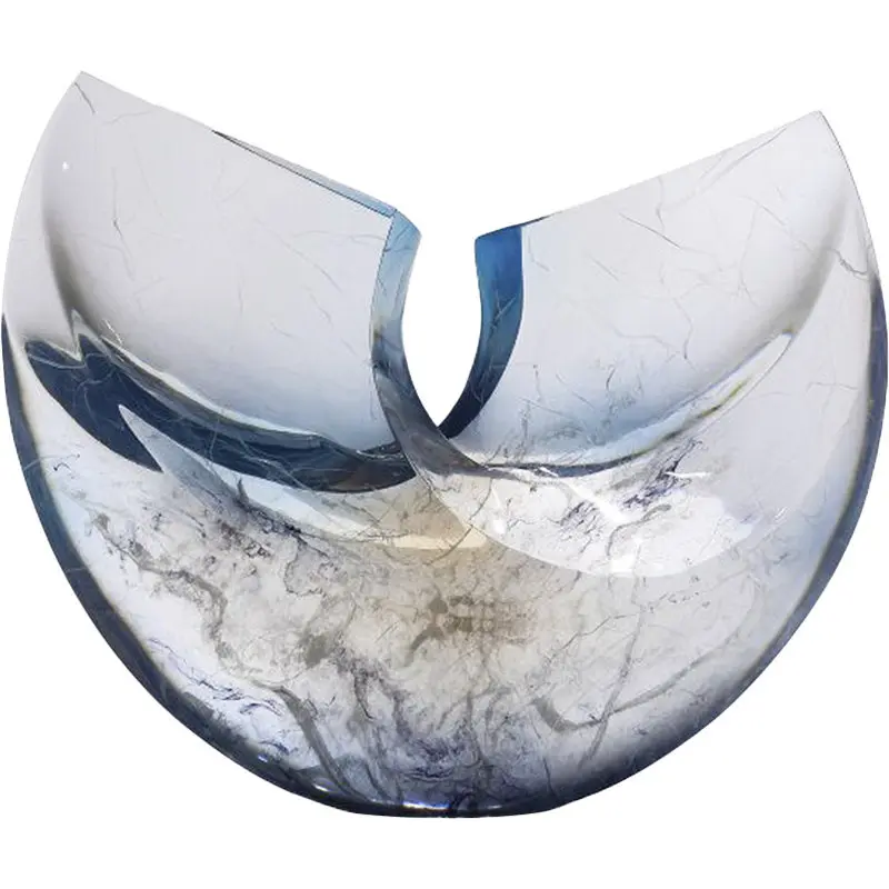 LMM living room desktop handicraft ornament transparent resin abstract sculpture beauty decoration