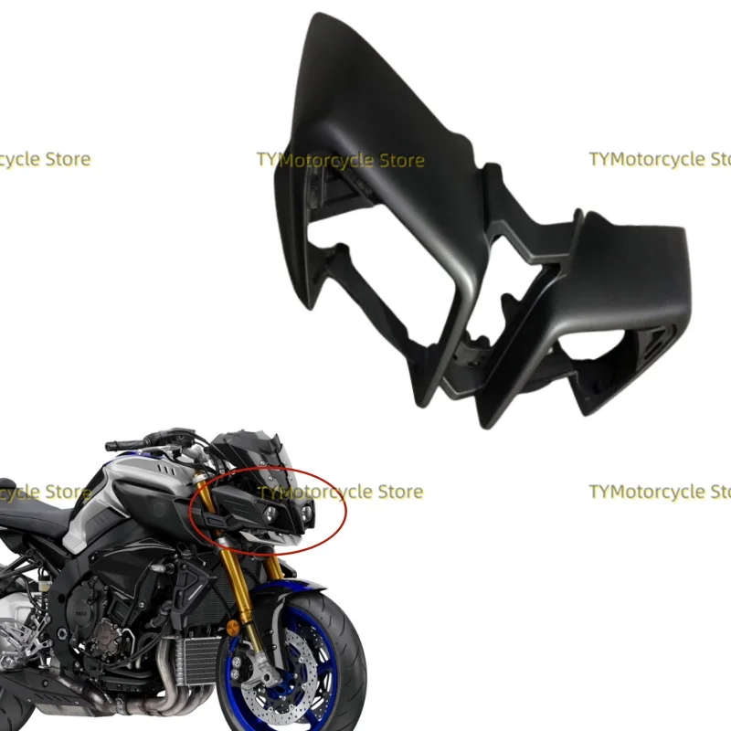 

Unpainted Black Headlight Cover Shroud Fairing Cowl Kit Fit for YAMAHA MT-10 FZ-10 MT10 2016 2017 2018 2019 2020