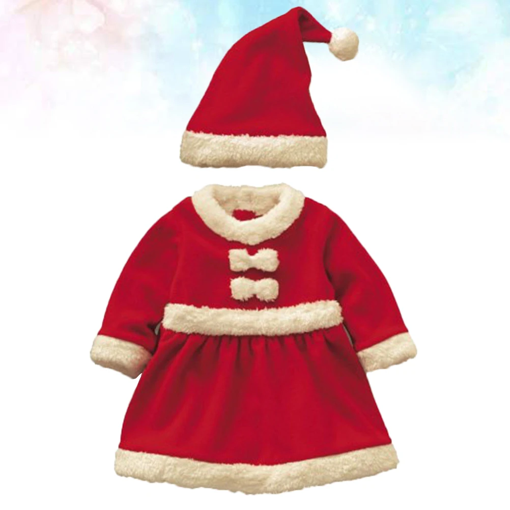 

Christmas Santa Claus Suit Red High Quality Party Cosplay Costume Stage Performance Fancy Dress Play Clothes For