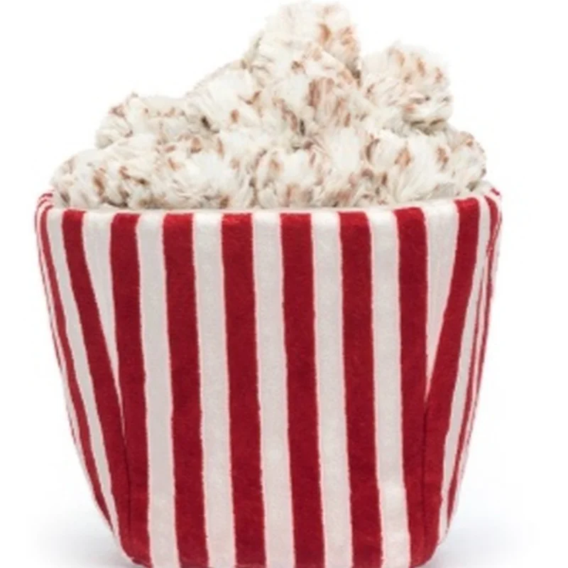 JELLYCAT Cute British Popcorn Plush Toy Comforting Stuffed Animal Gift For Girlfriend Soft Snuggly Toy Cartoon Character