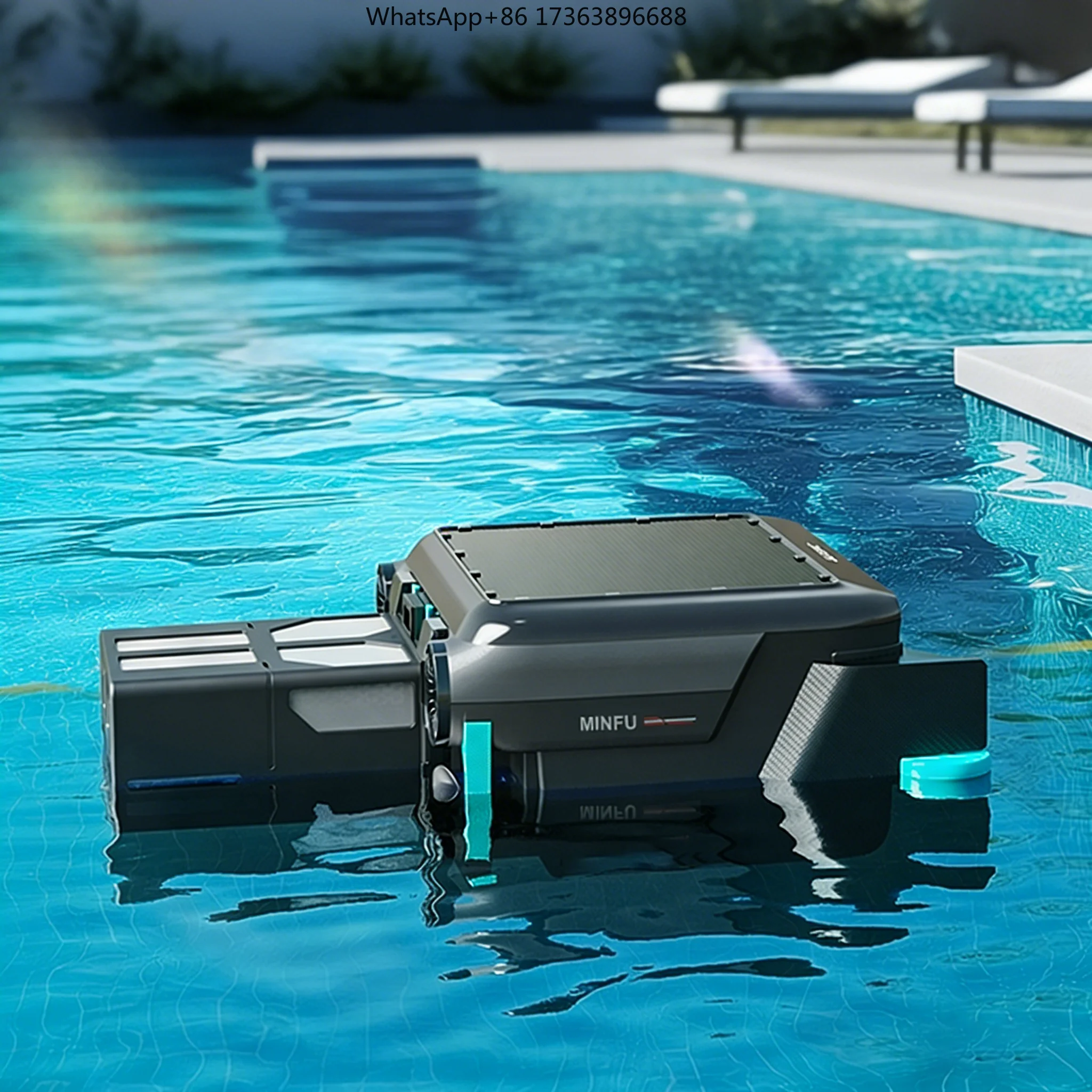 Outdoor Power Vacuum - Pool Surface Robot Cleaner Automatic Leaf