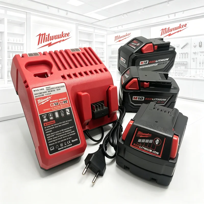 

Milwaukee Red lithium Battery ,18V 6.0Ah 12.0Ah Fit for M18 Cordless Tools 2629-20 2641-20 2701-20 48-11-1840 48-11-1820 Battery