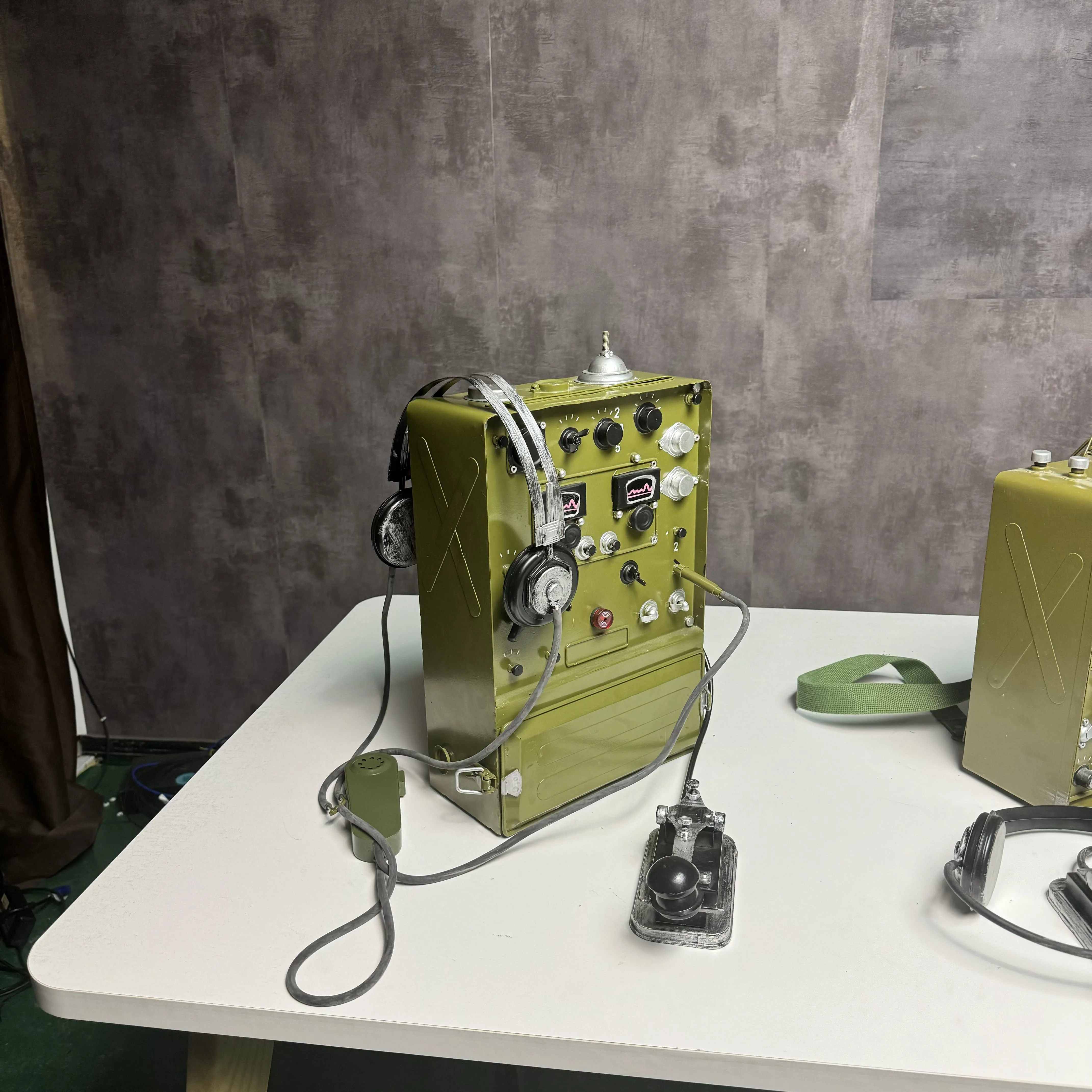 Simulation Transmitter Model, Wireless Telegraph, Creative Collection Pendants, Nostalgic Old Objects, Photography Props