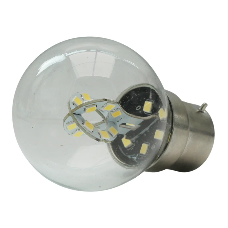 Lampada Led Bubble Ball Bulb E27 B22 G45 4W 110v 220V Clear Shell Low Voltage 10v to 80v 12v 24v 36v Light For Home Indoor Lamp