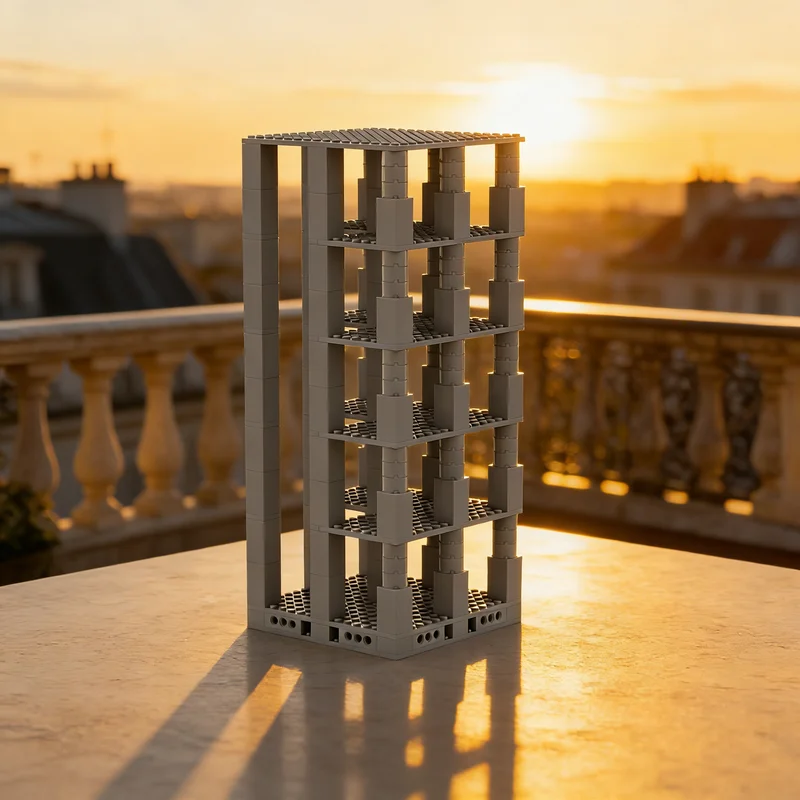 

210 деталей, конструктор MOC, модель города, 6 модулей, сборные блоки, игрушки для самостоятельной сборки, креативные идеи, рождественские подарки, развивающие кирпичики для детей