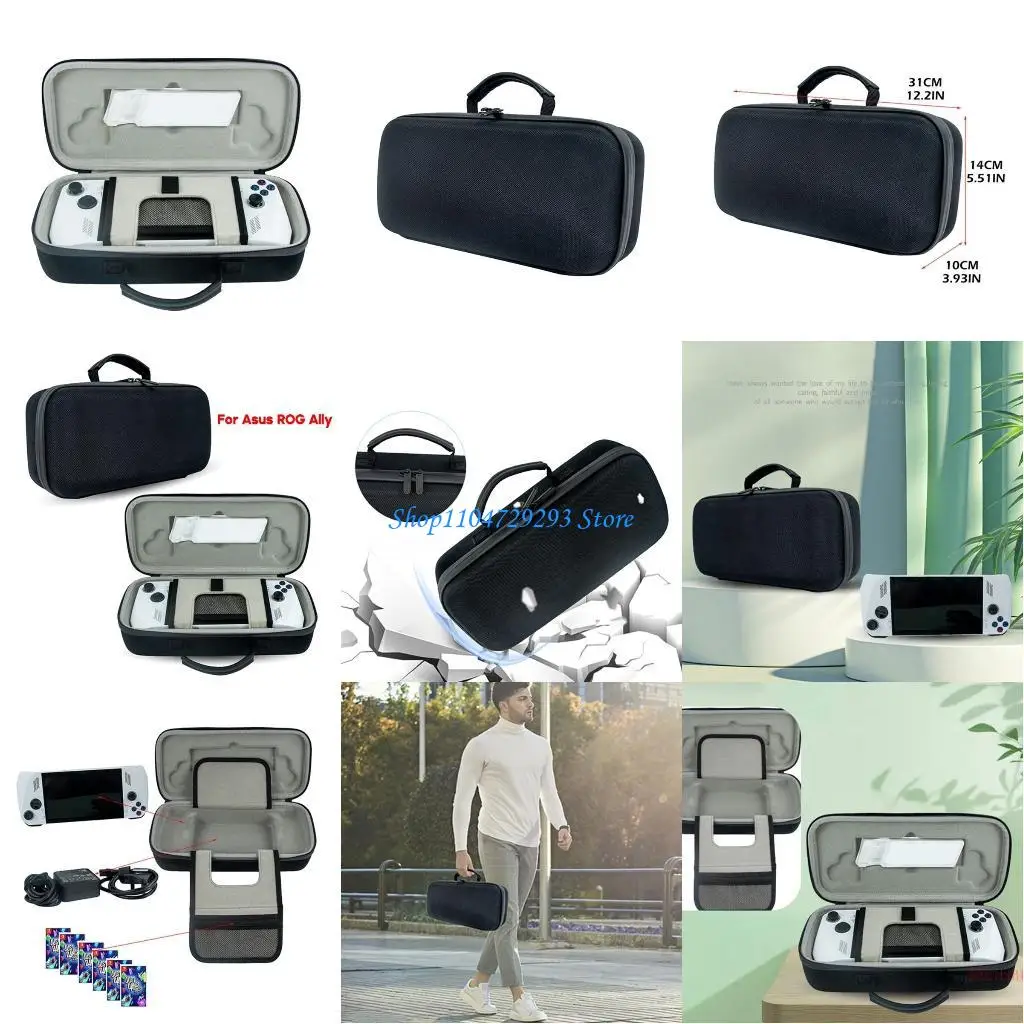 

Y2GD Shockproof EVA Hard Shell Carrying Case Antifall Storage Bag for RogAlly Console